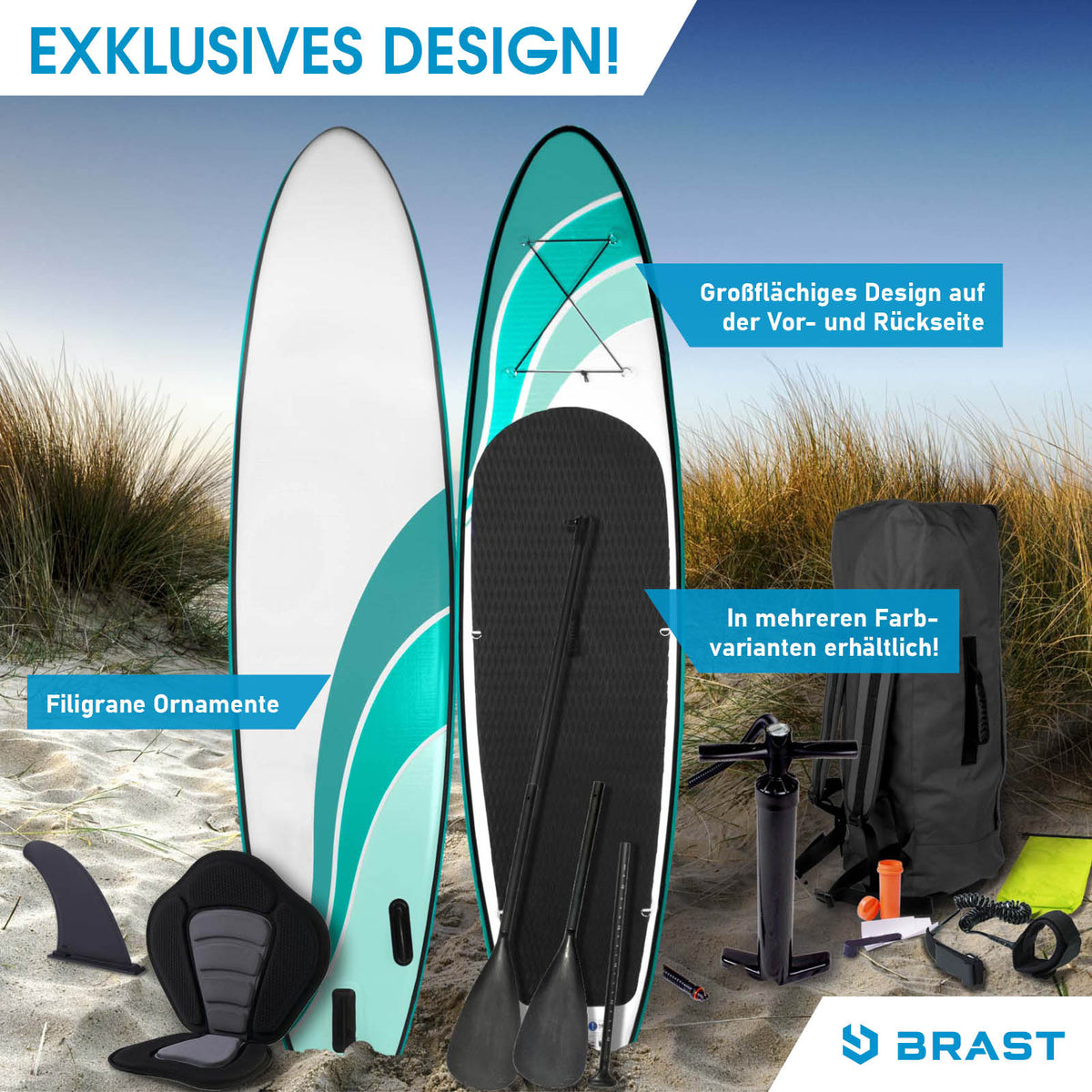 SUP Board aufblasbar mit Sitz WAVE 300