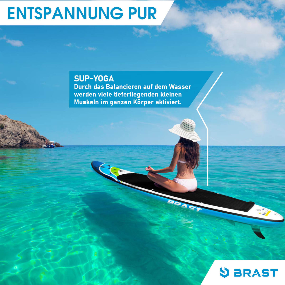 SUP Board aufblasbar mit Sitz SPEED 365