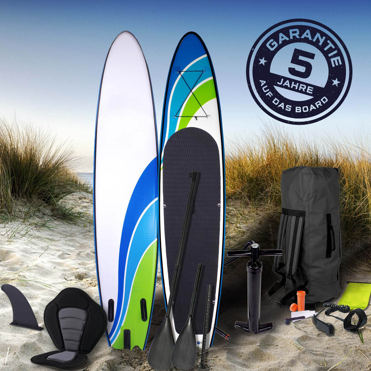 SUP Board aufblasbar mit Sitz SPEED 365