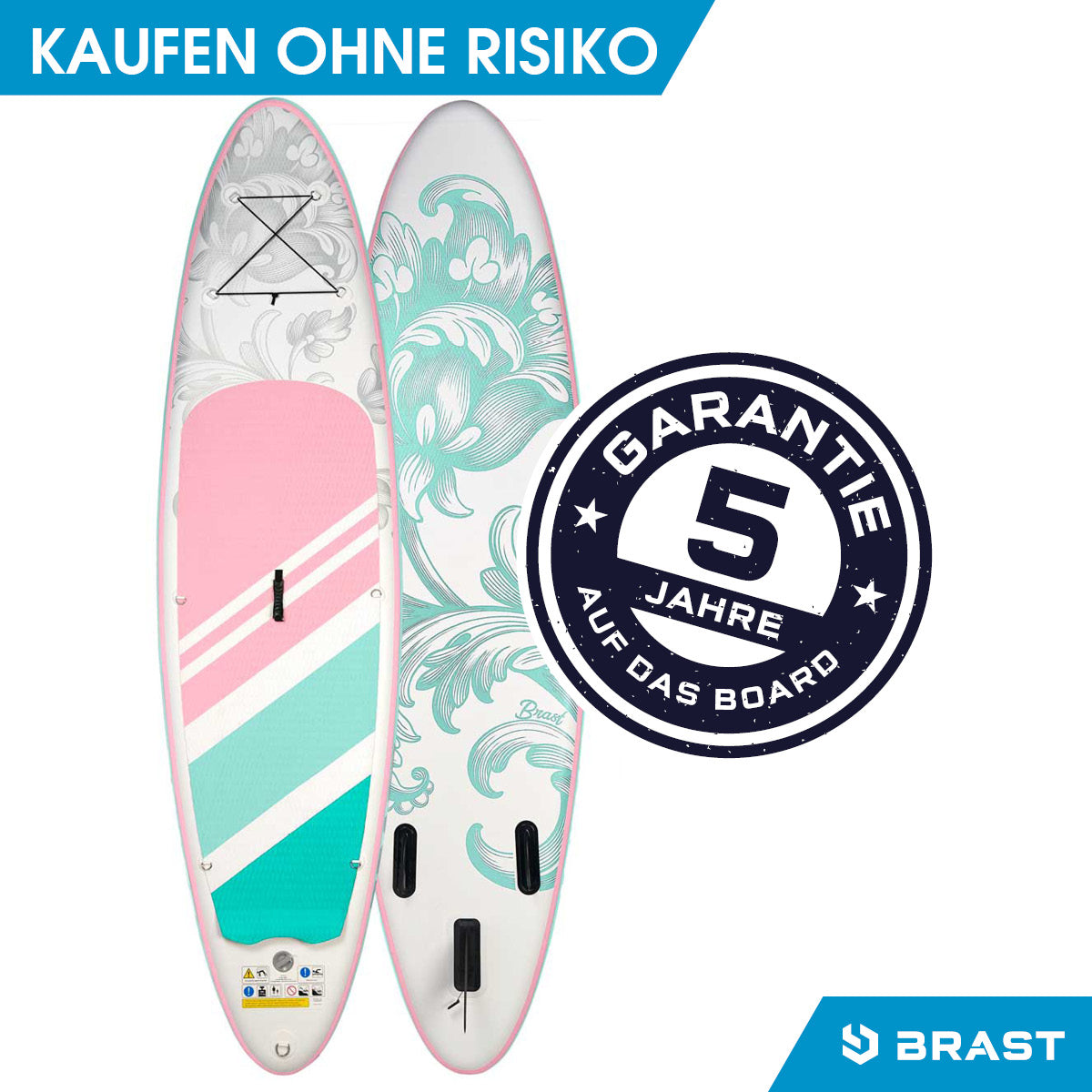 Aufblasbares SUP Board Set mit Sitz LILY 300 pastell
