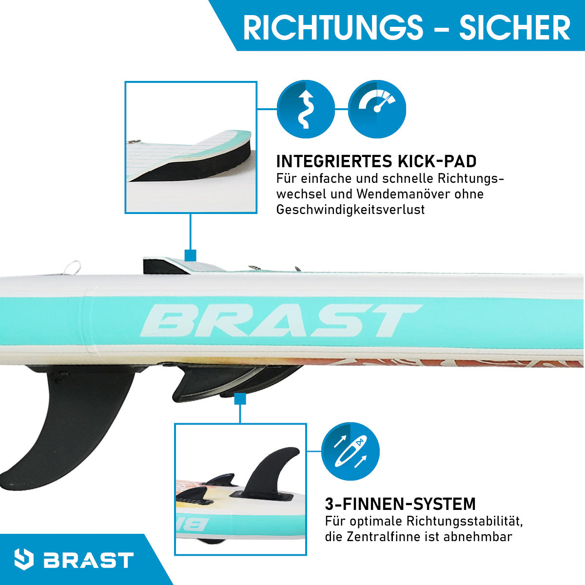 Aufblasbares SUP Board Set mit Sitz MANDALA 300