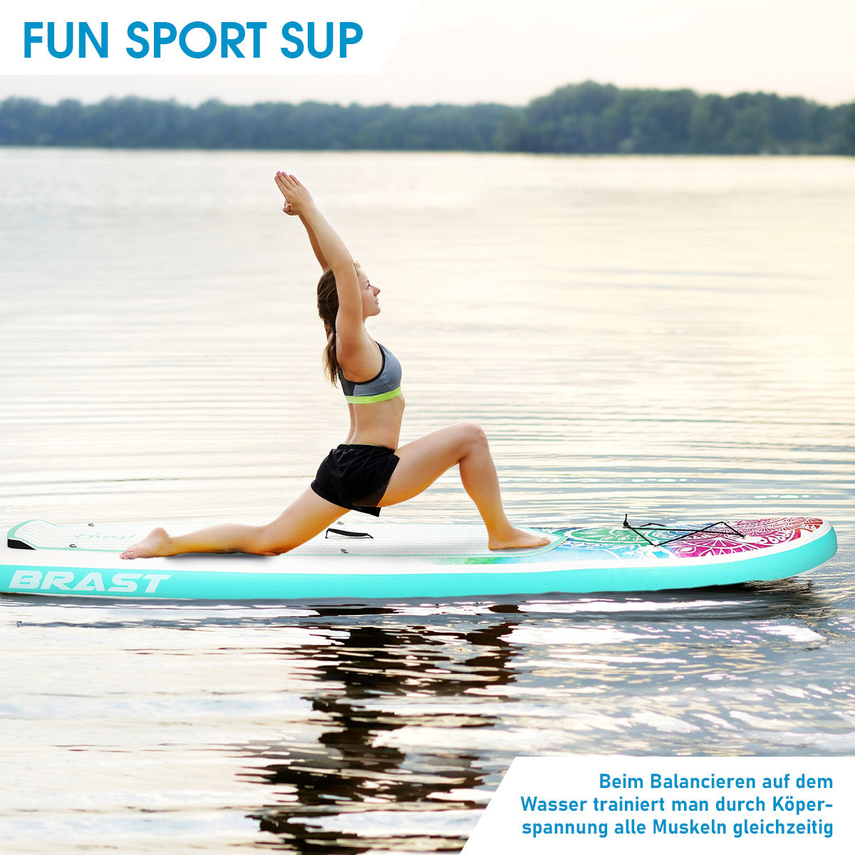 Aufblasbares SUP Board Set mit Sitz MANDALA 300