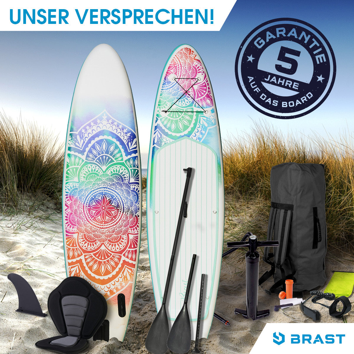 Aufblasbares SUP Board Set mit Sitz MANDALA 300