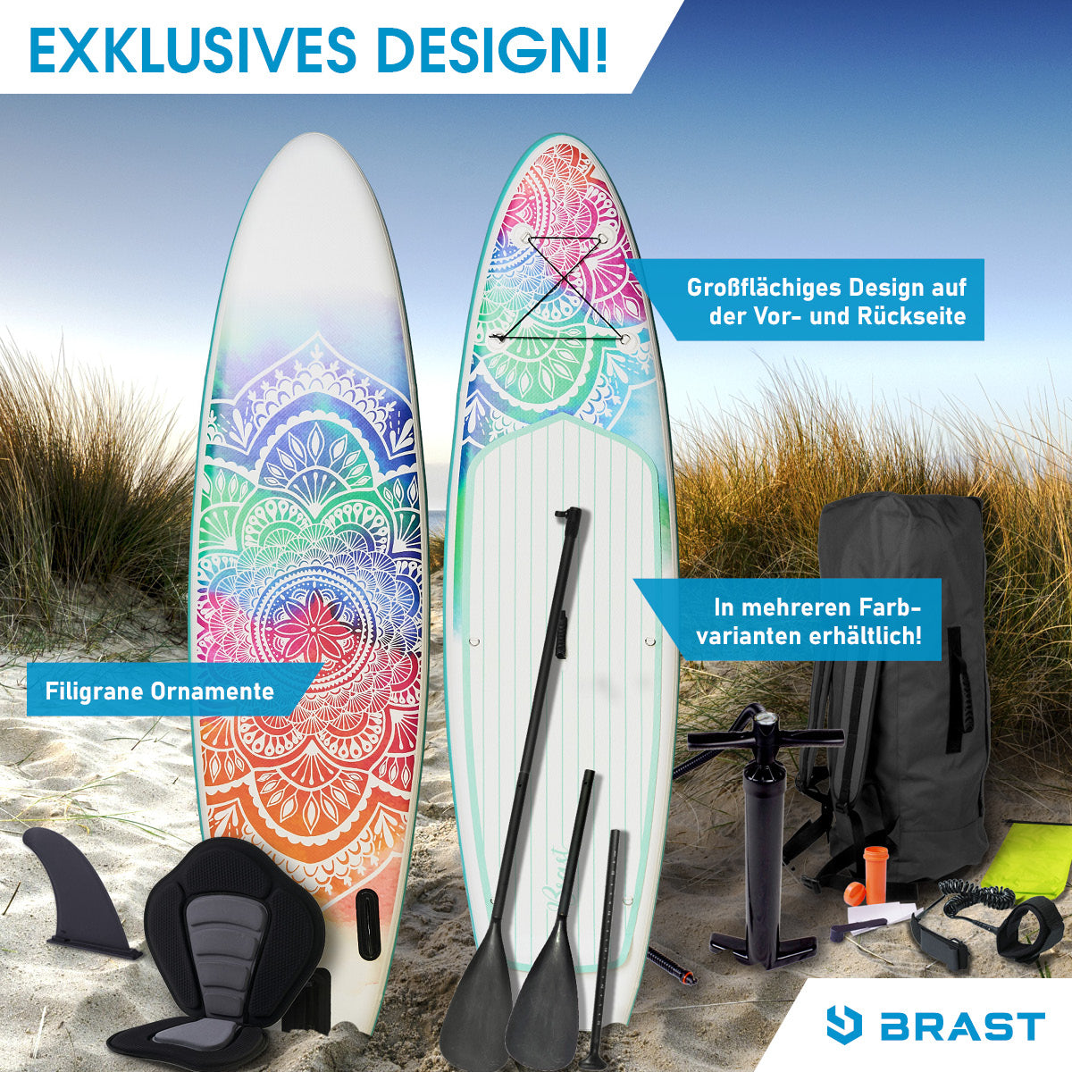 Aufblasbares SUP Board Set mit Sitz MANDALA 300