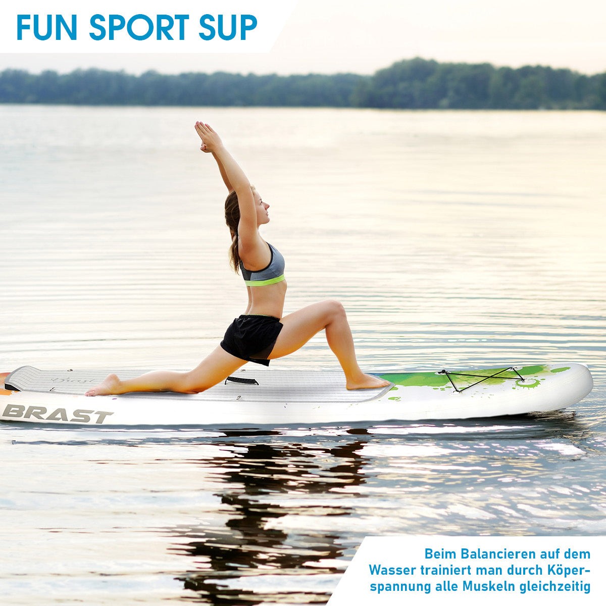 Aufblasbares SUP Board Set mit Sitz RAINBOW 300