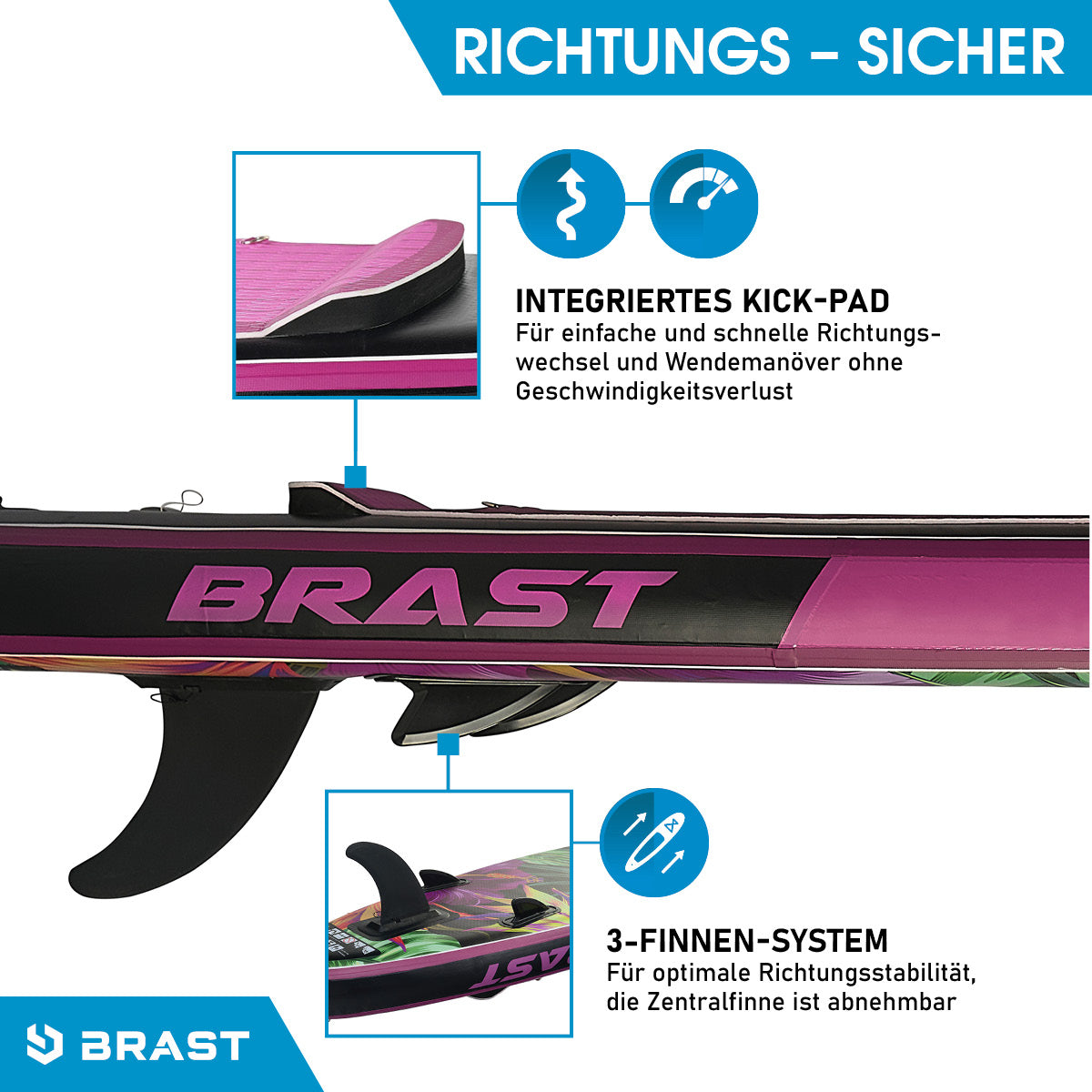 Aufblasbares SUP Board Set mit Sitz TROPIC 300