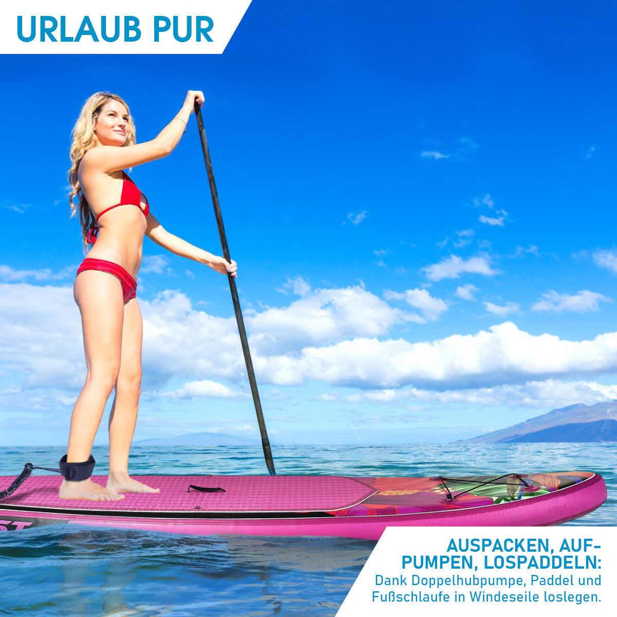 Aufblasbares SUP Board Set mit Sitz TROPIC 300