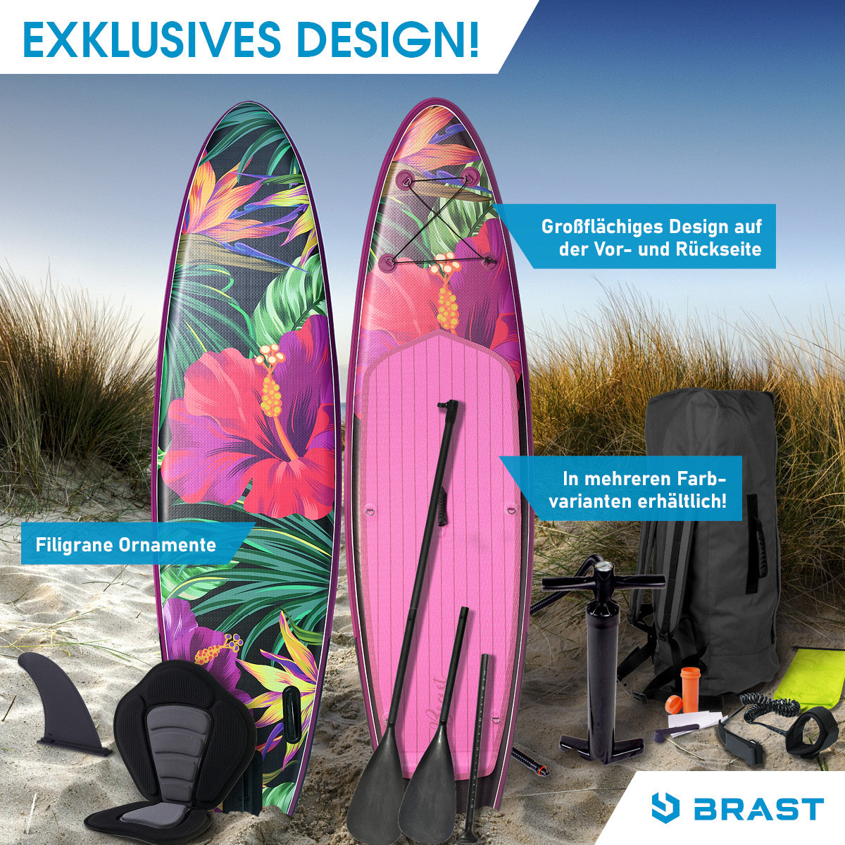 Aufblasbares SUP Board Set mit Sitz TROPIC 300