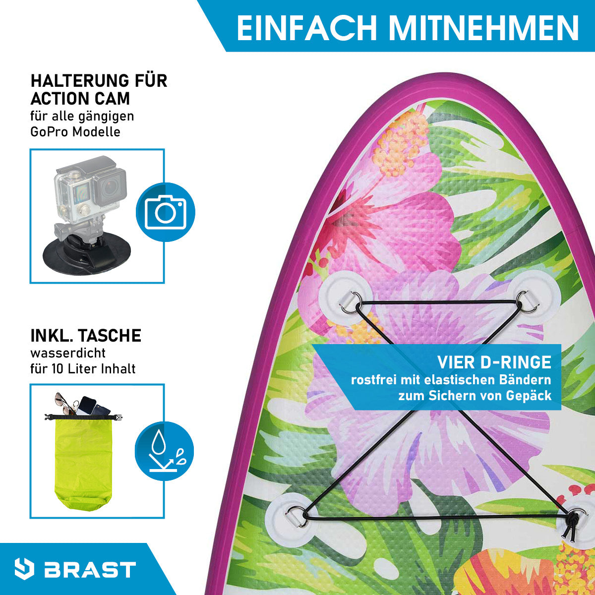 Aufblasbares SUP Board Set mit Sitz EDEN 300