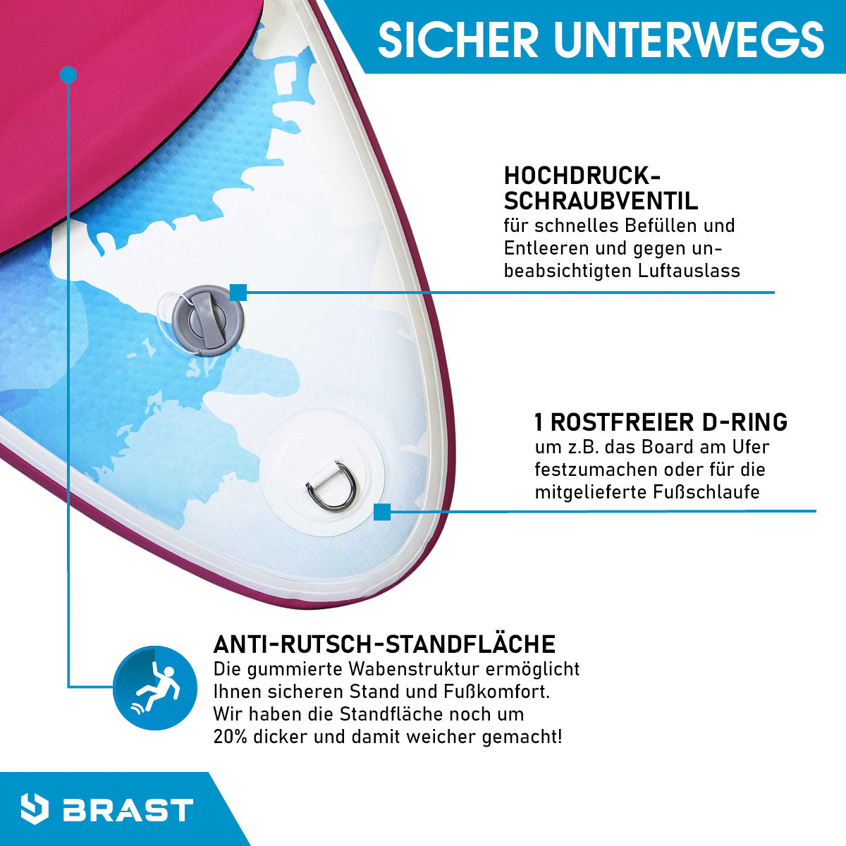 Aufblasbares SUP Board Set mit Sitz WATER 300