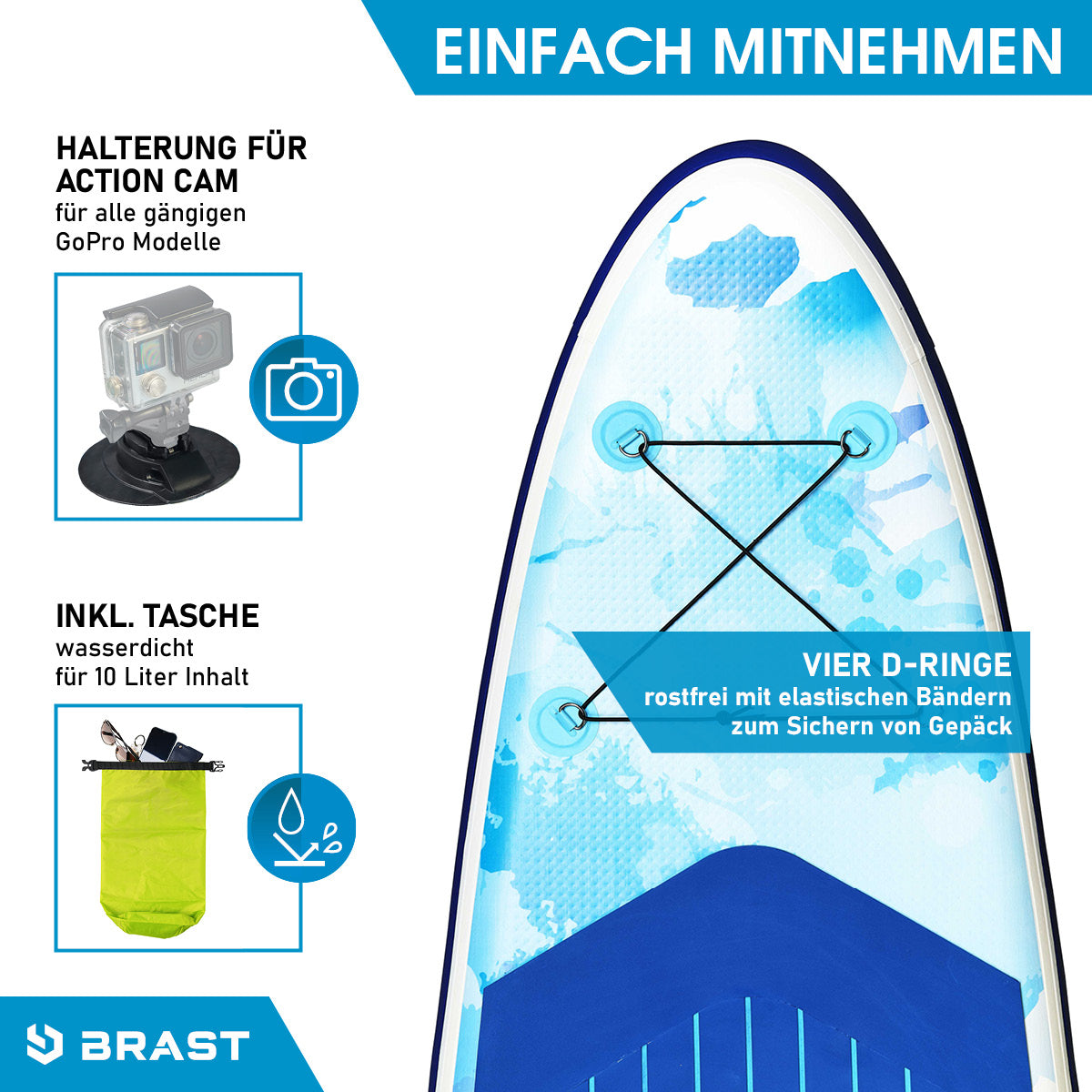Aufblasbares SUP Board Set mit Sitz WATER 300