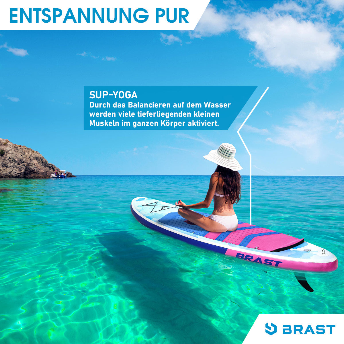 Aufblasbares SUP Board Set mit Sitz WATER 300