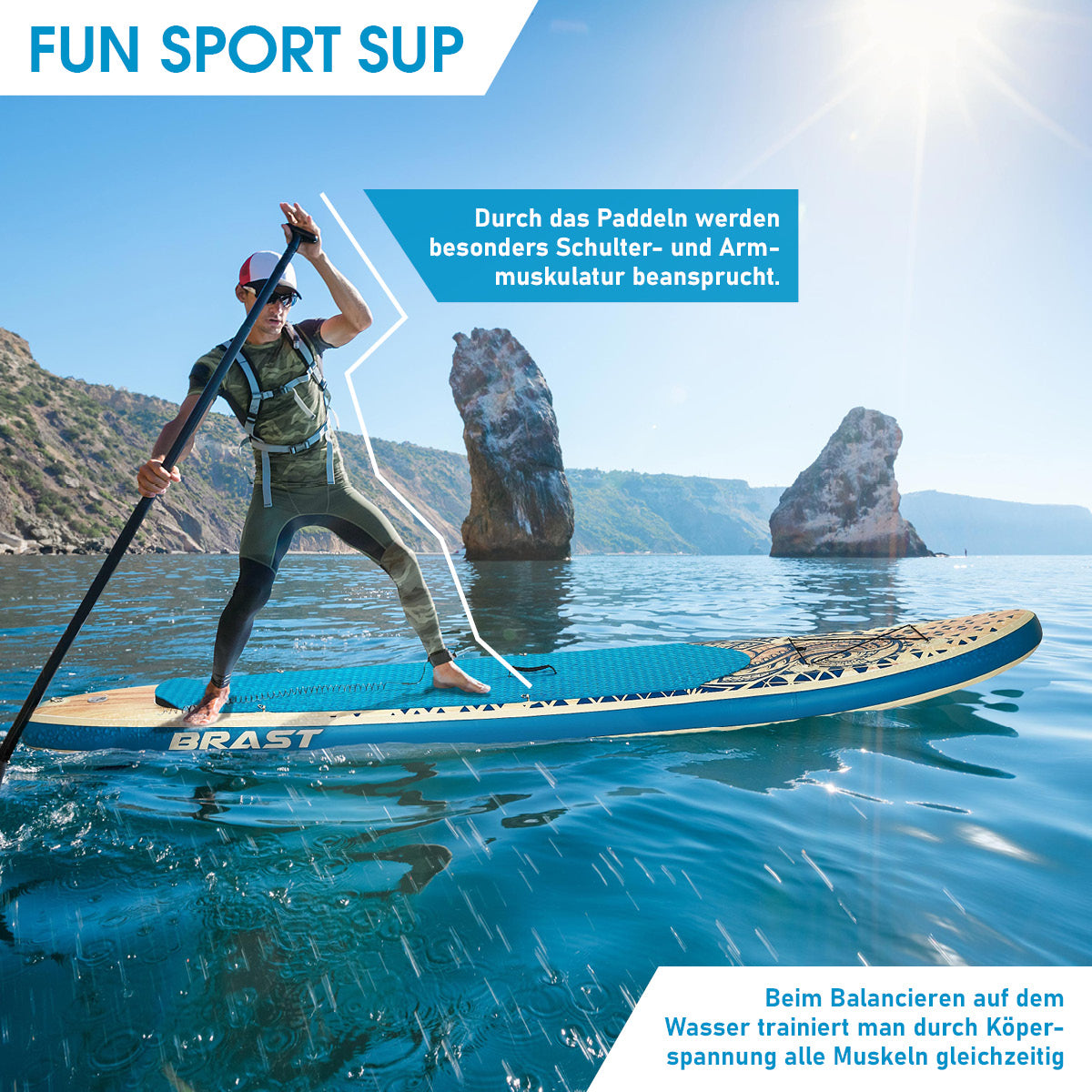 SUP Board aufblasbar TRIBAL 320