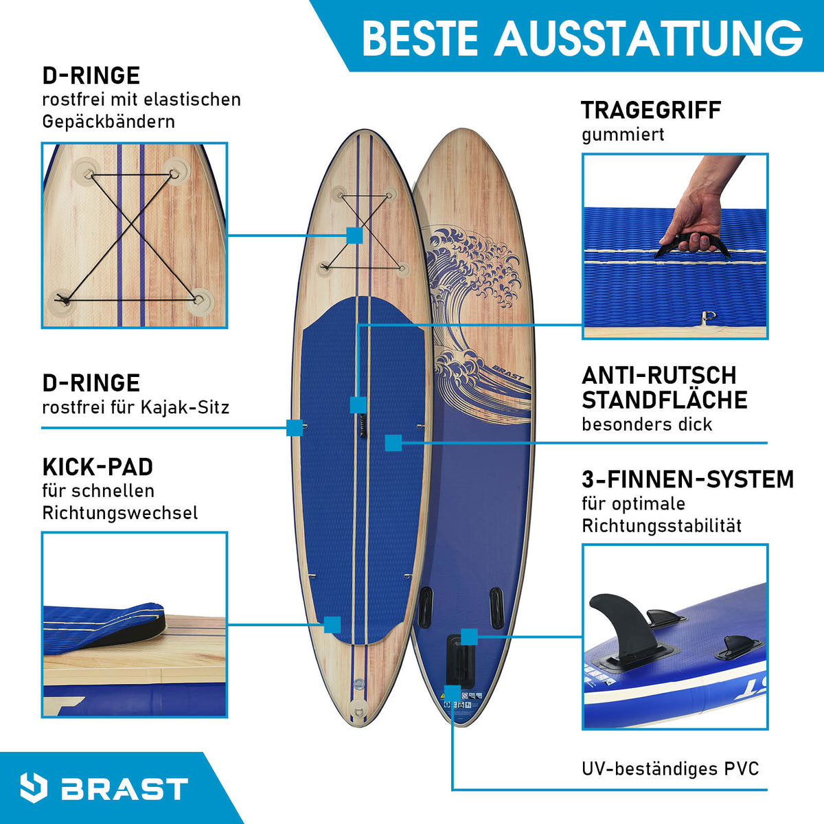 SUP Board aufblasbar OCEAN 320