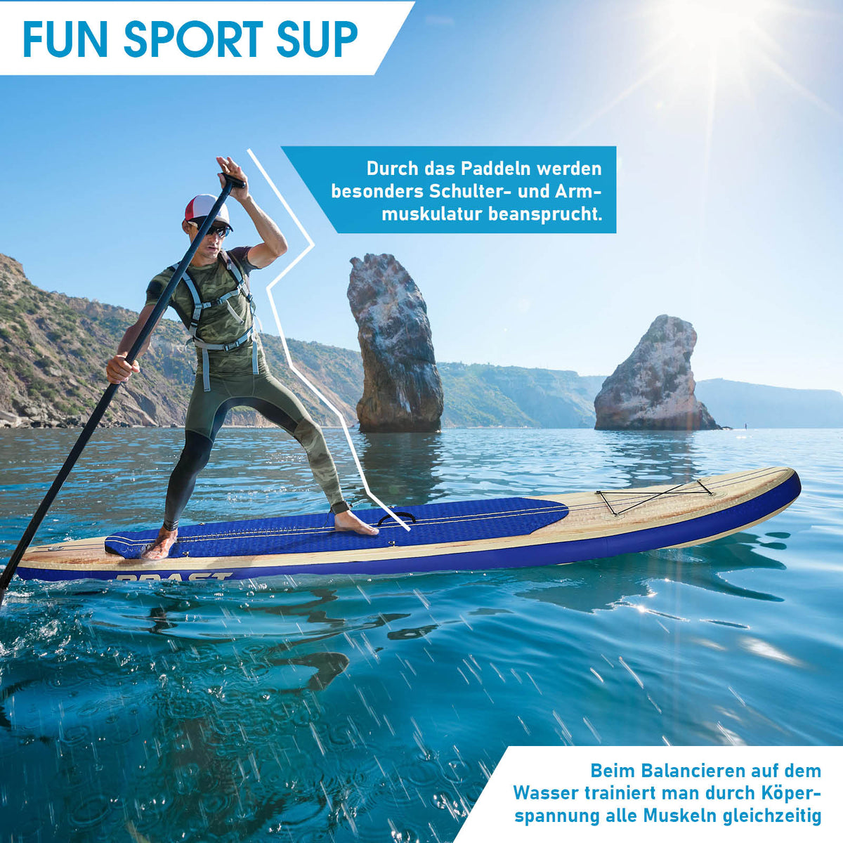 SUP Board aufblasbar OCEAN 320