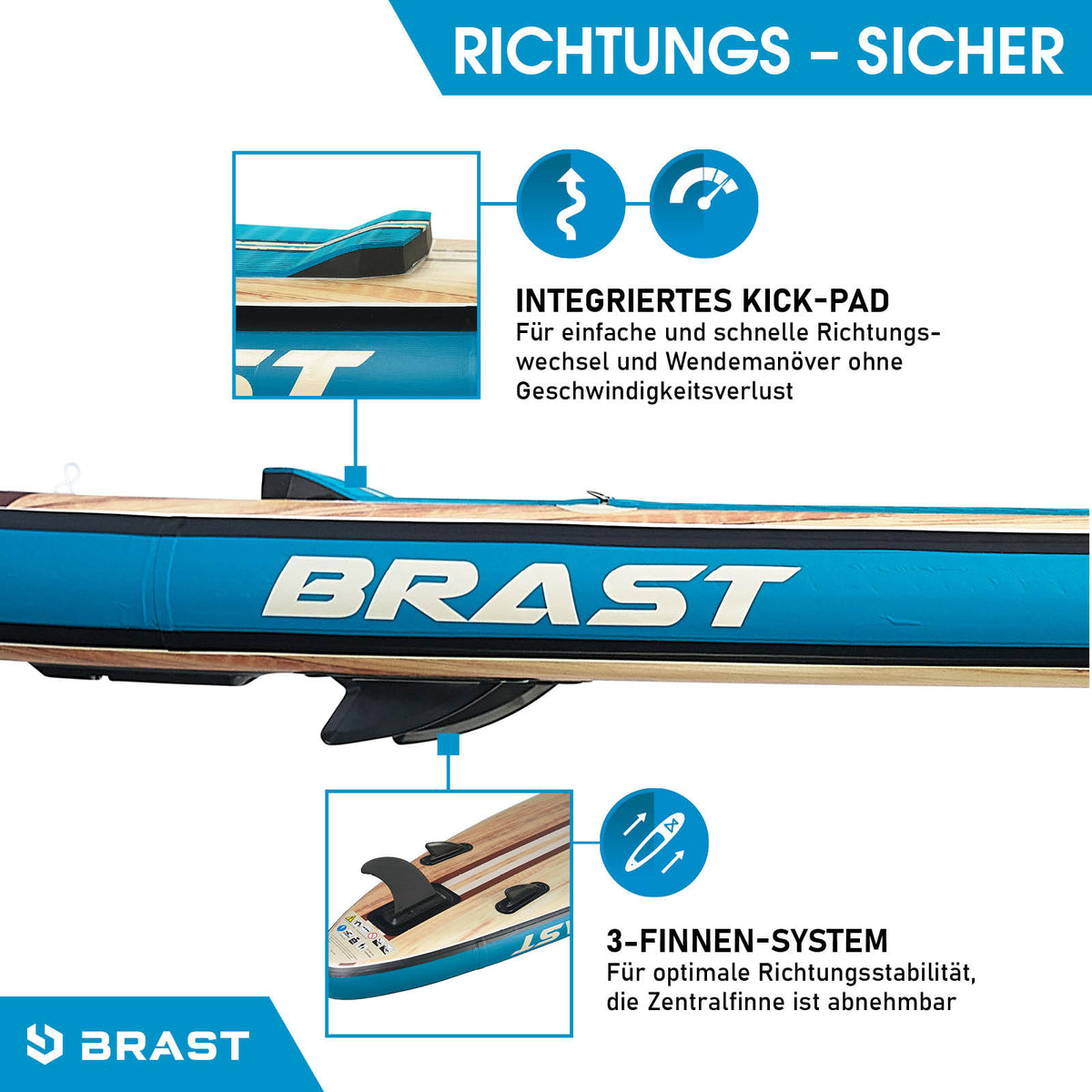 SUP Board aufblasbar SIXTIES 320