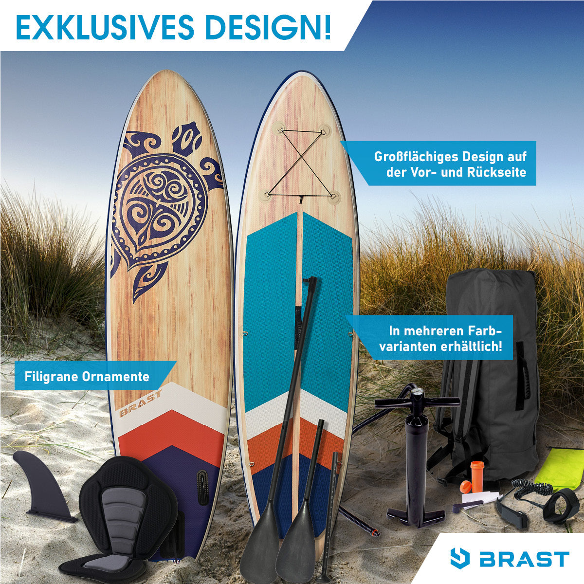 SUP Board aufblasbar TURTLE 320