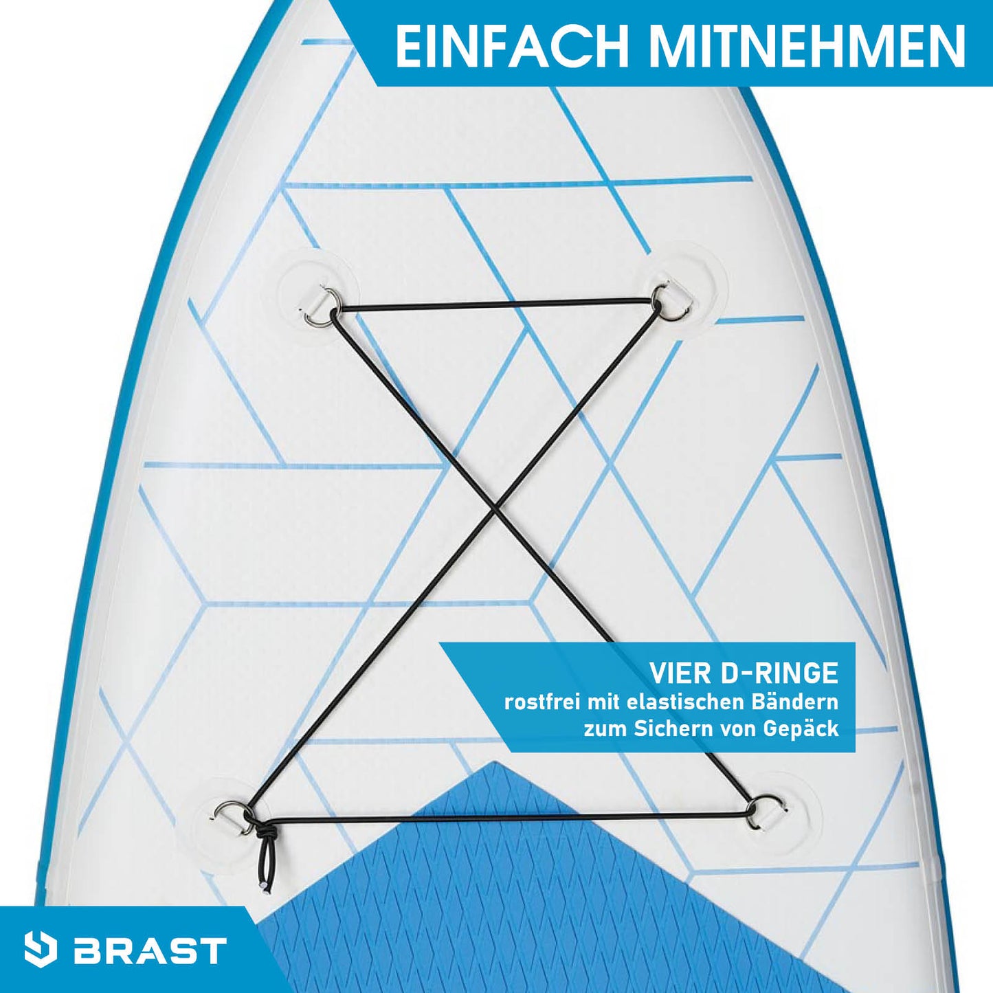SUP Board aufblasbar GRID 320 blue