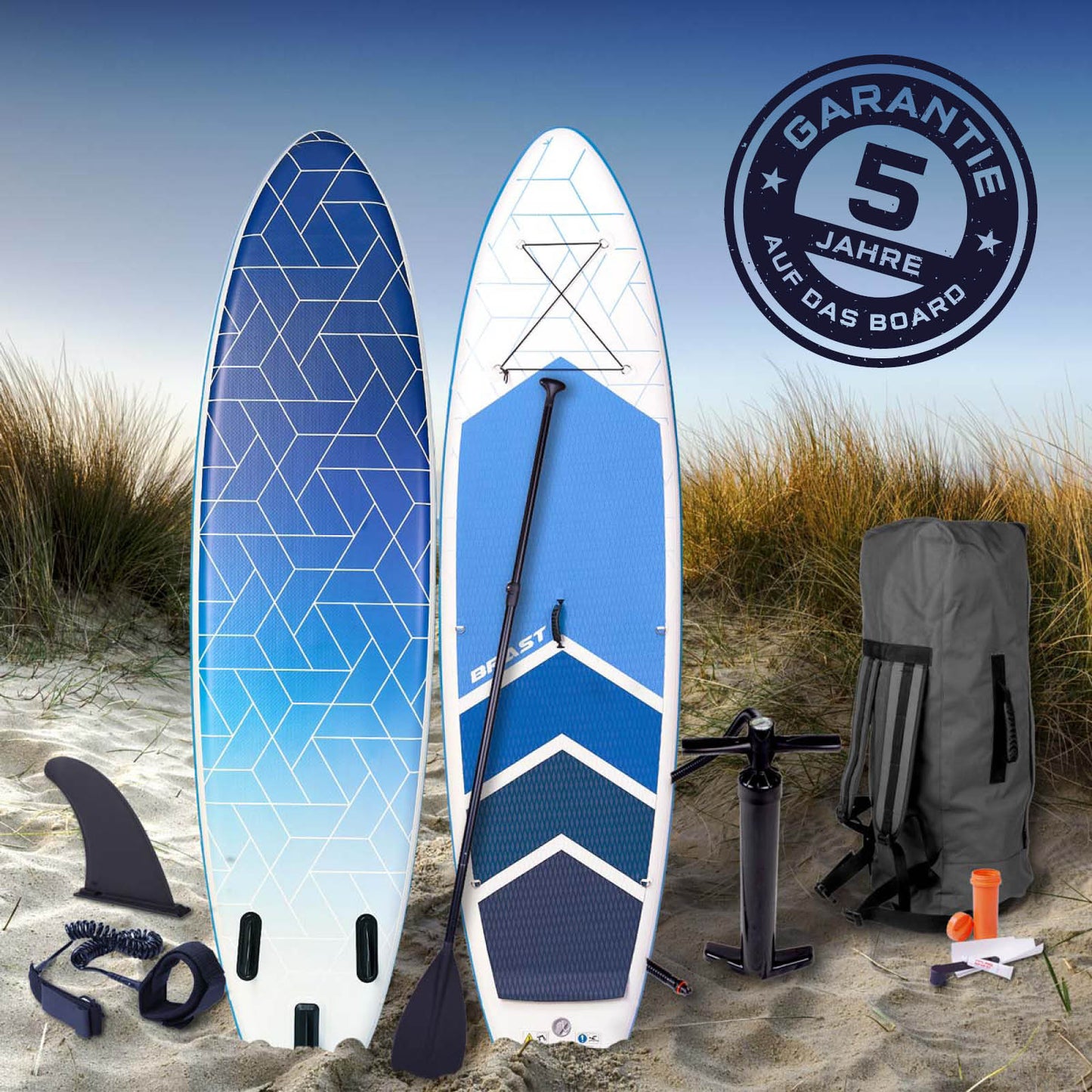 SUP Board aufblasbar GRID 320 blue