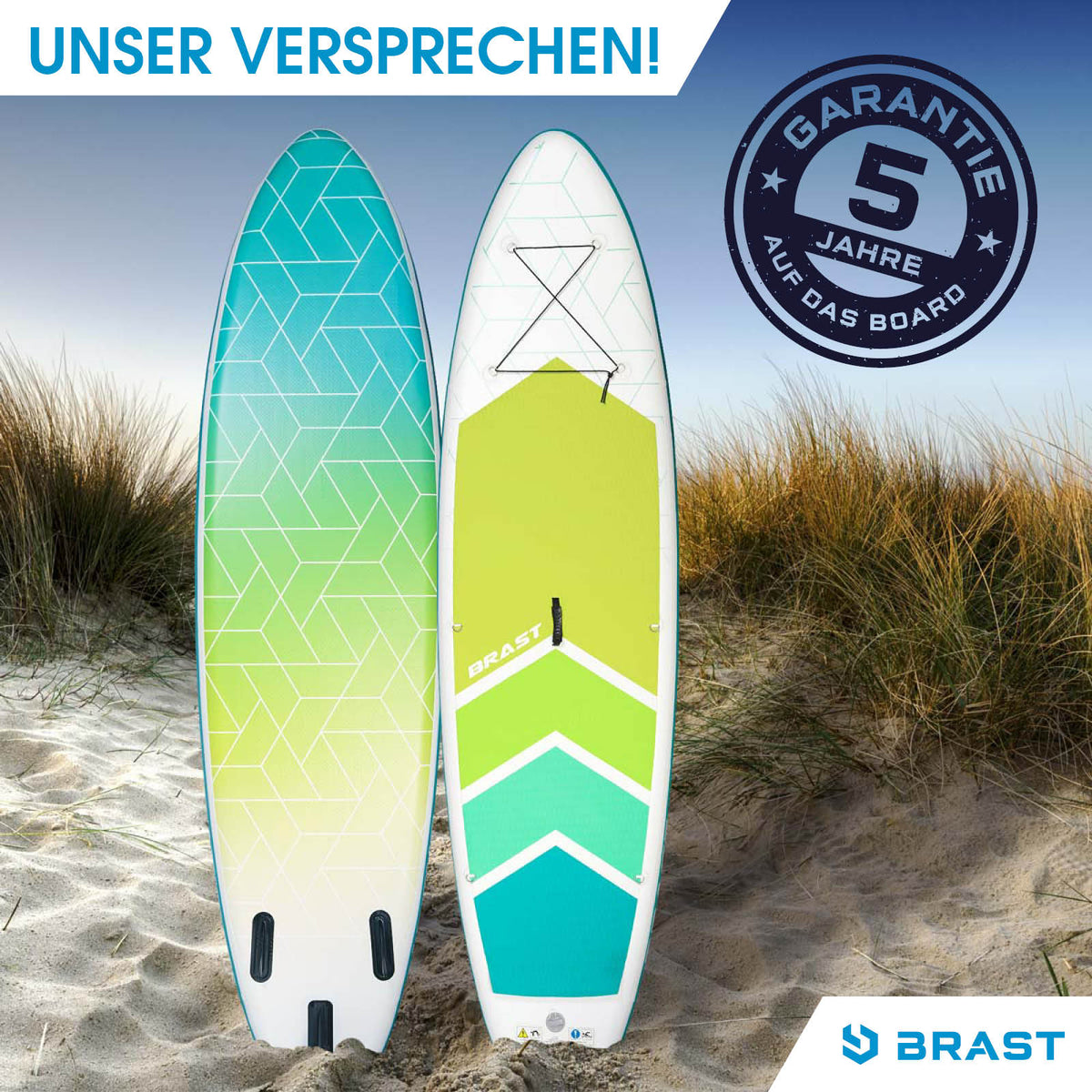 SUP Board aufblasbar GRID 320 lime