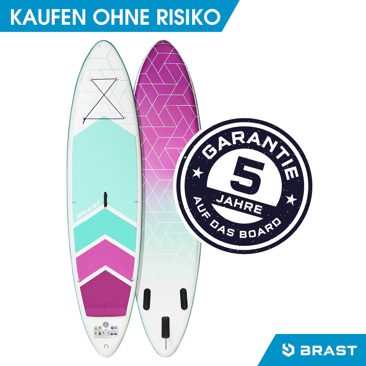 SUP Board aufblasbar GRID 320 türkis