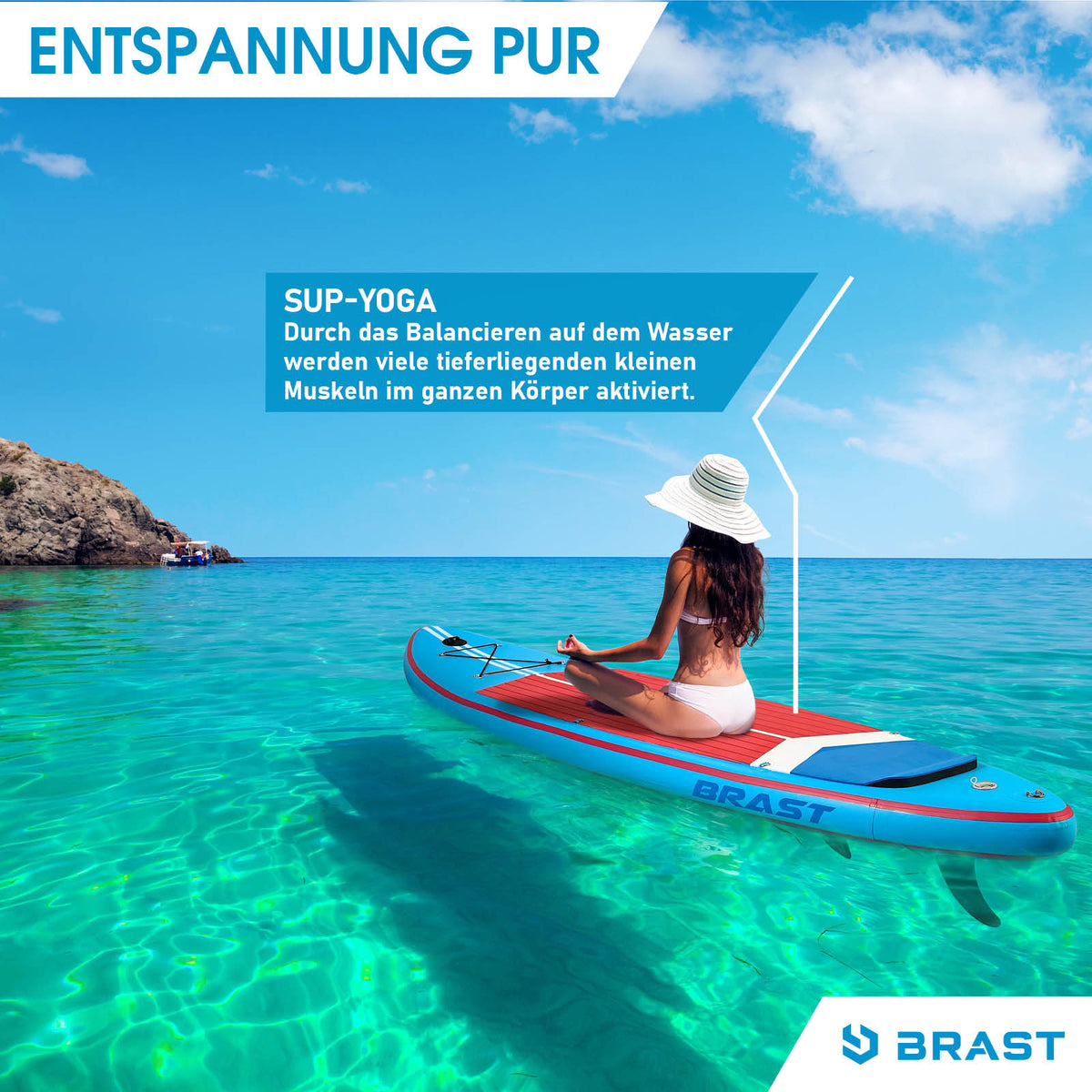 SUP Board aufblasbar TURTLE 320 blue