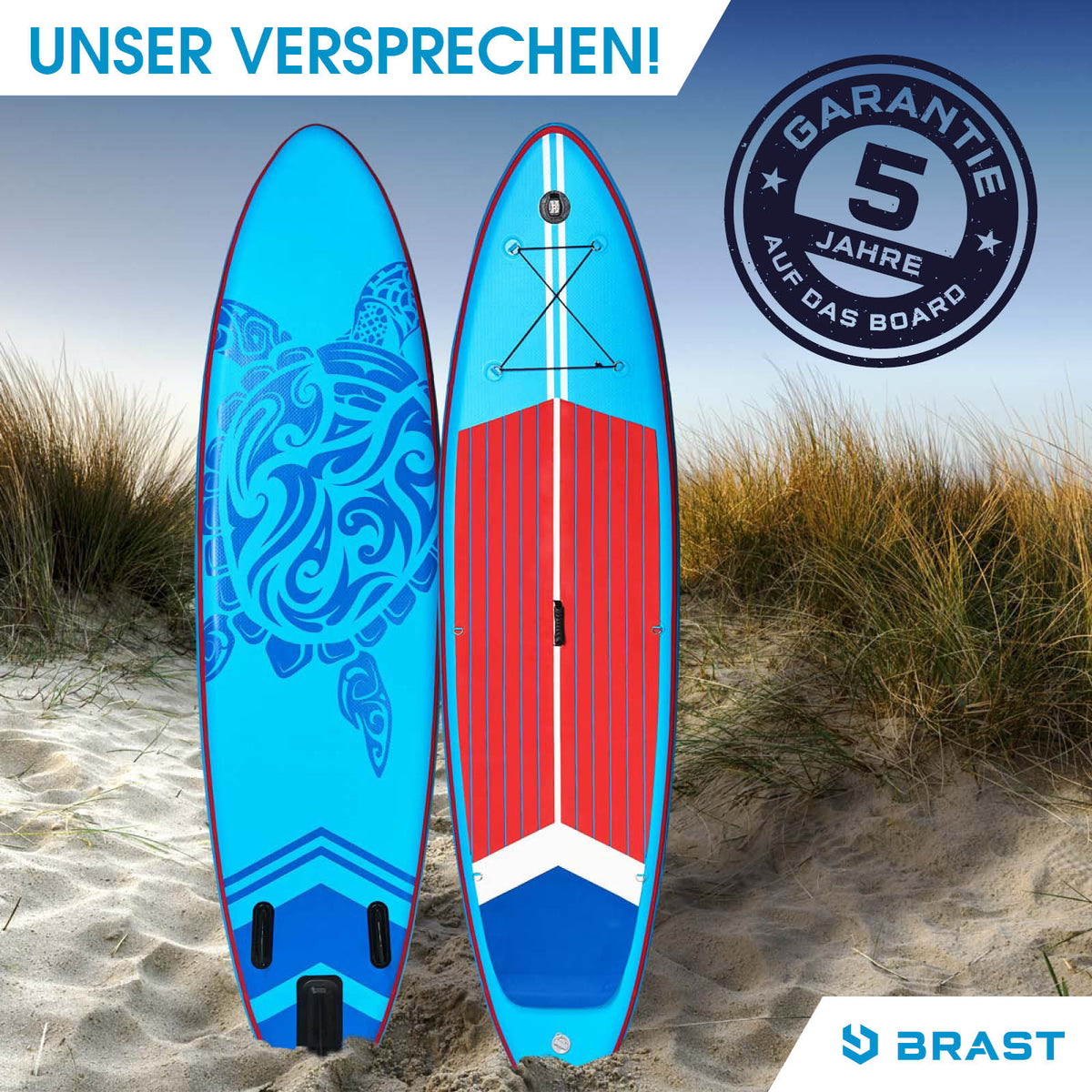 SUP Board aufblasbar TURTLE 320 blue