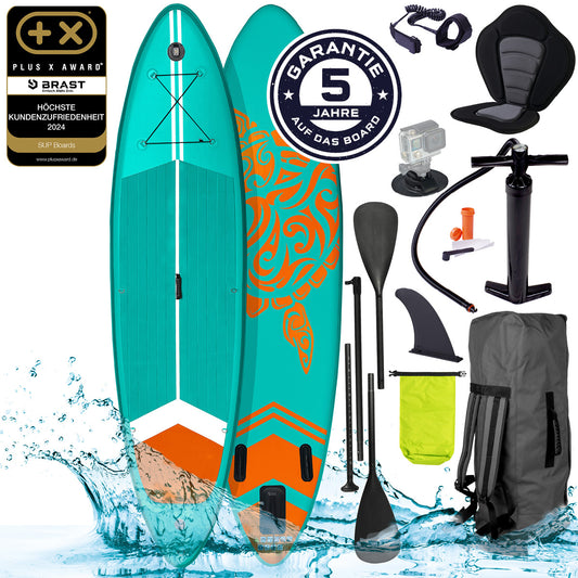 SUP Board aufblasbar TURTLE 320 petrol