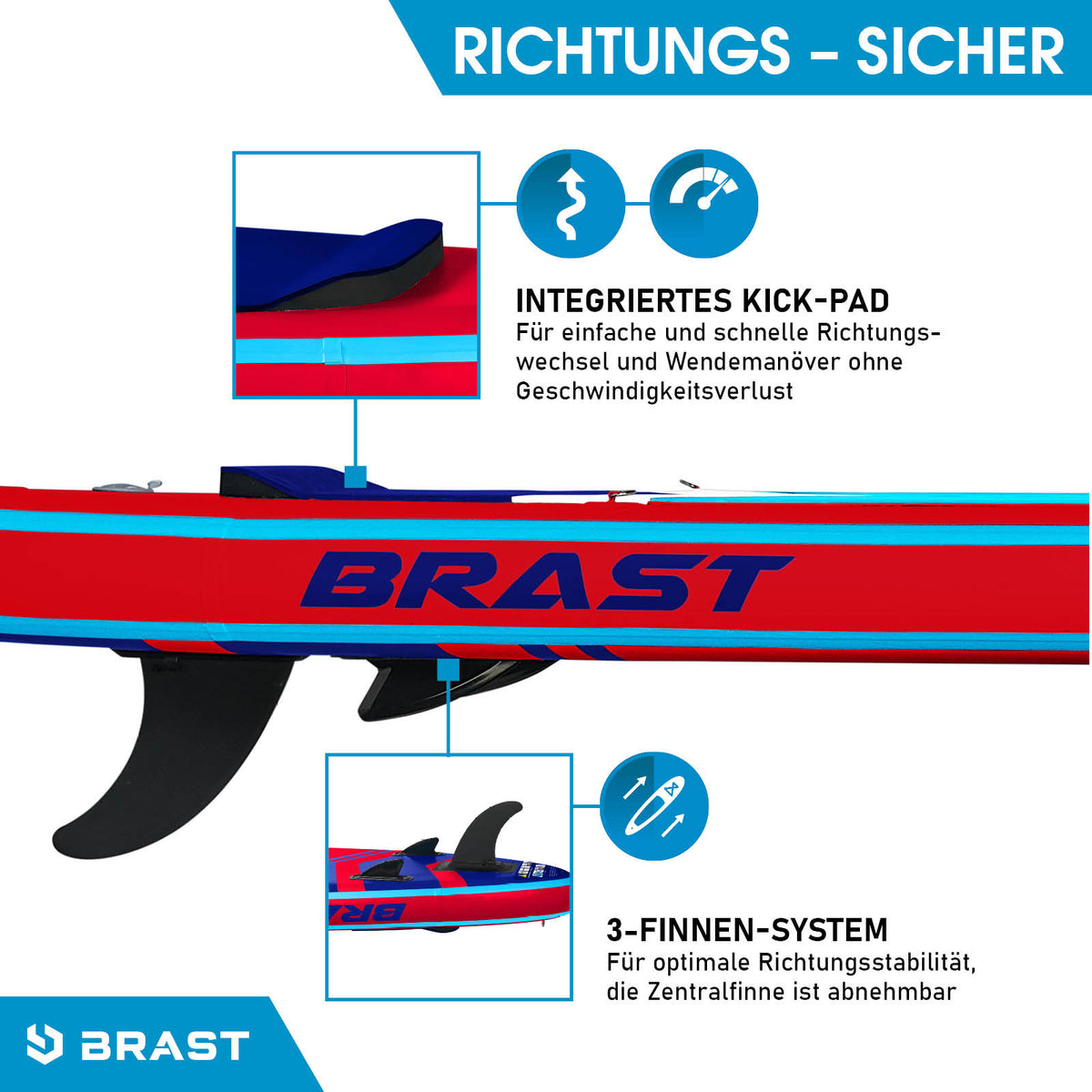 SUP Board aufblasbar SUPER SET 320 red