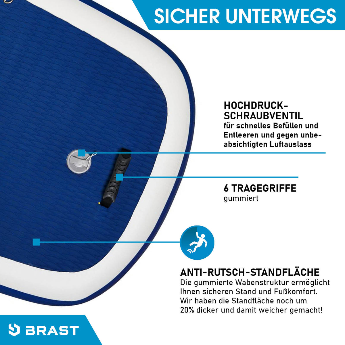SUP Board aufblasbar FAMILY SHARK 370