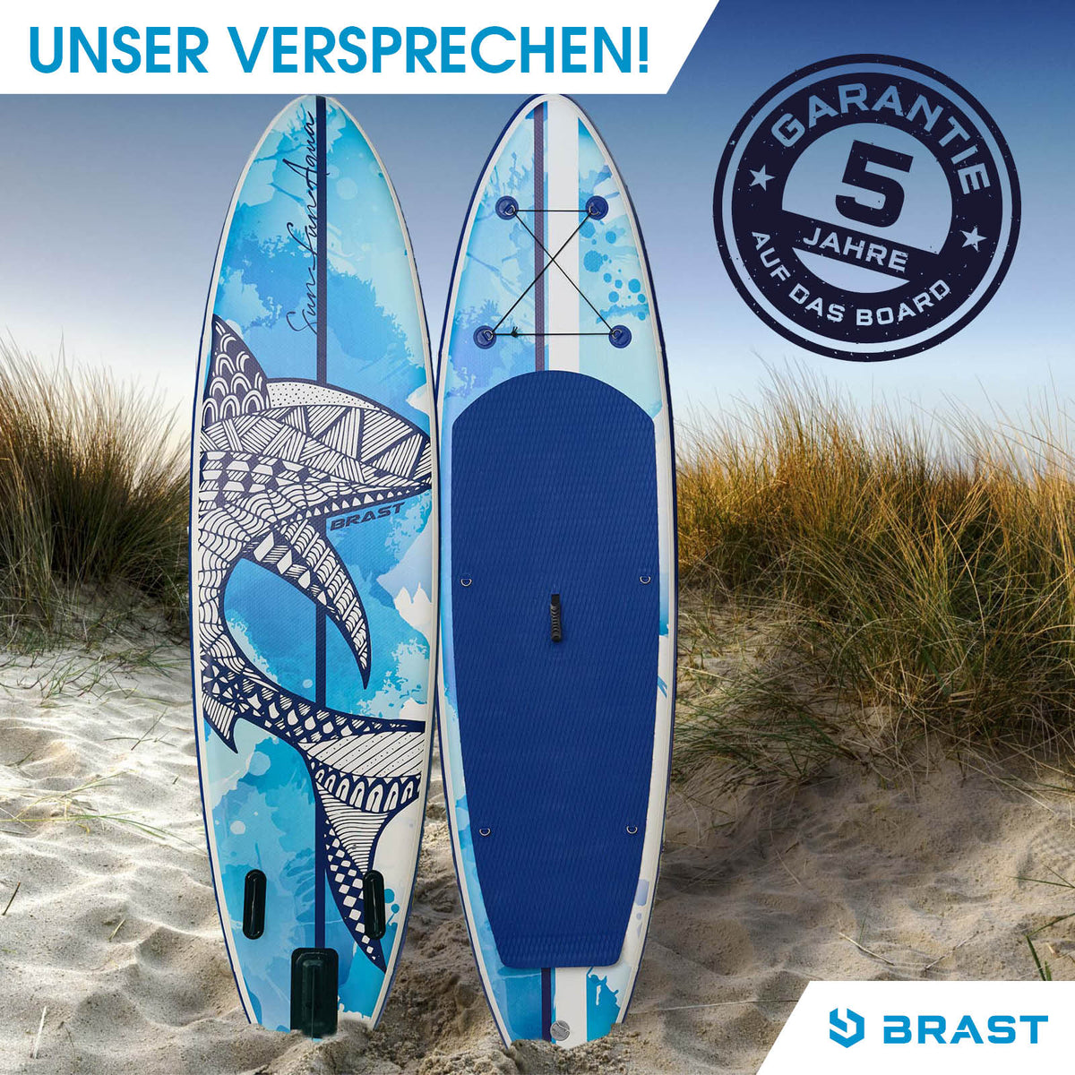 SUP Board aufblasbar mit Sitz SHARK 320 Splash