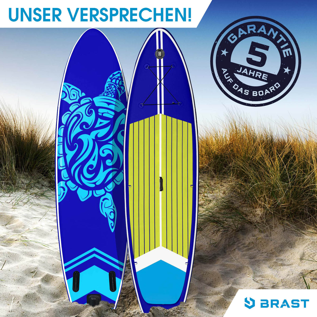 SUP Board aufblasbar TURTLE 320 dark blue