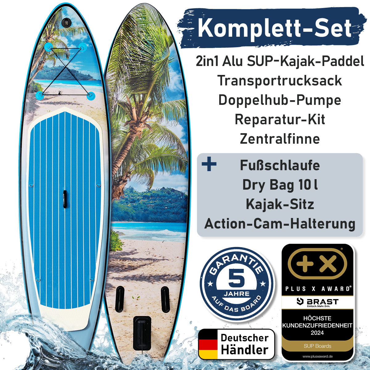 SUP Board aufblasbar TROPIC 320 Beach