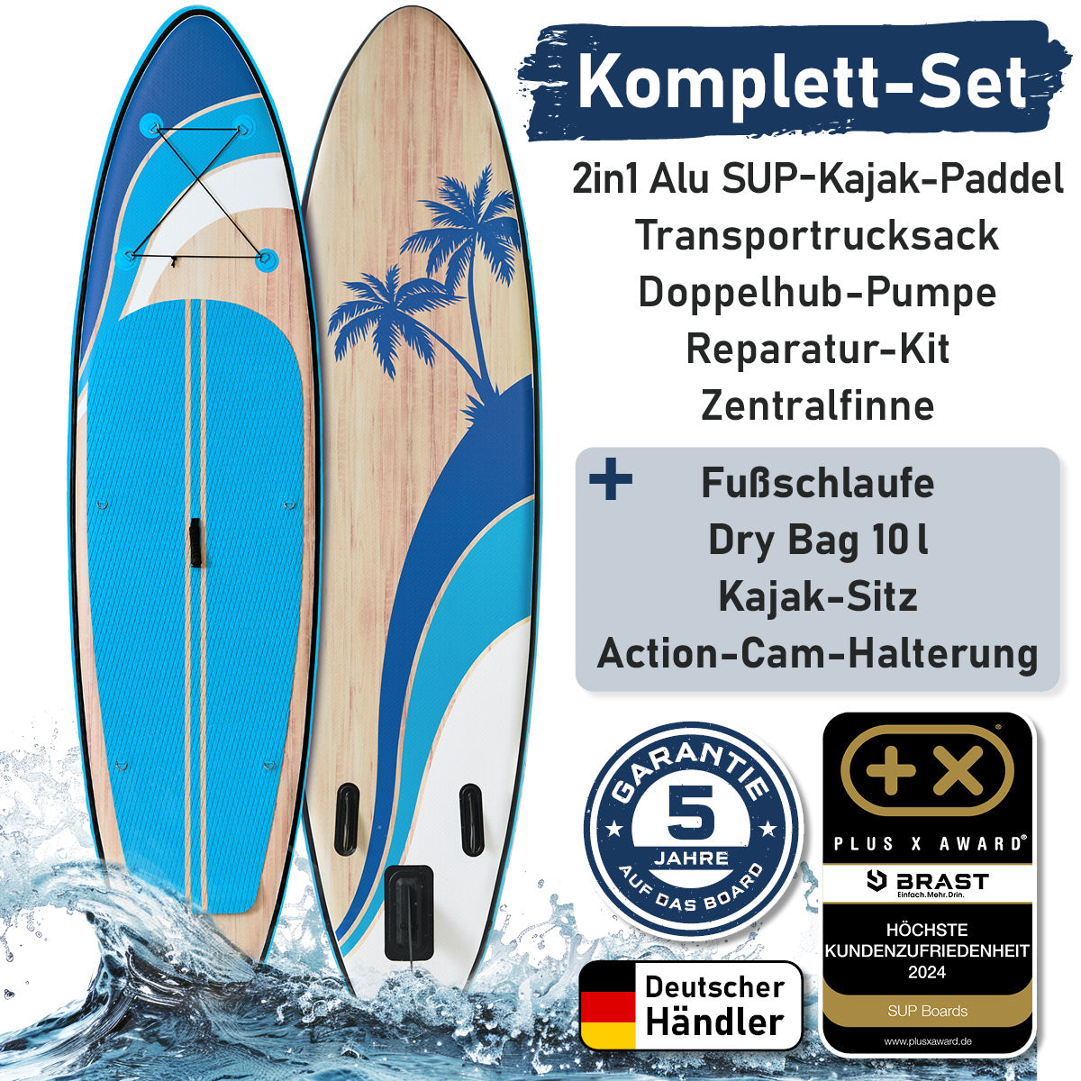 SUP Board aufblasbar TROPIC 320 Wave