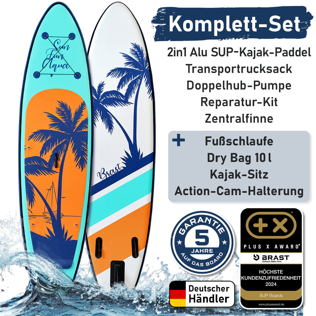 SUP Board aufblasbar TROPIC 320 Hawaii