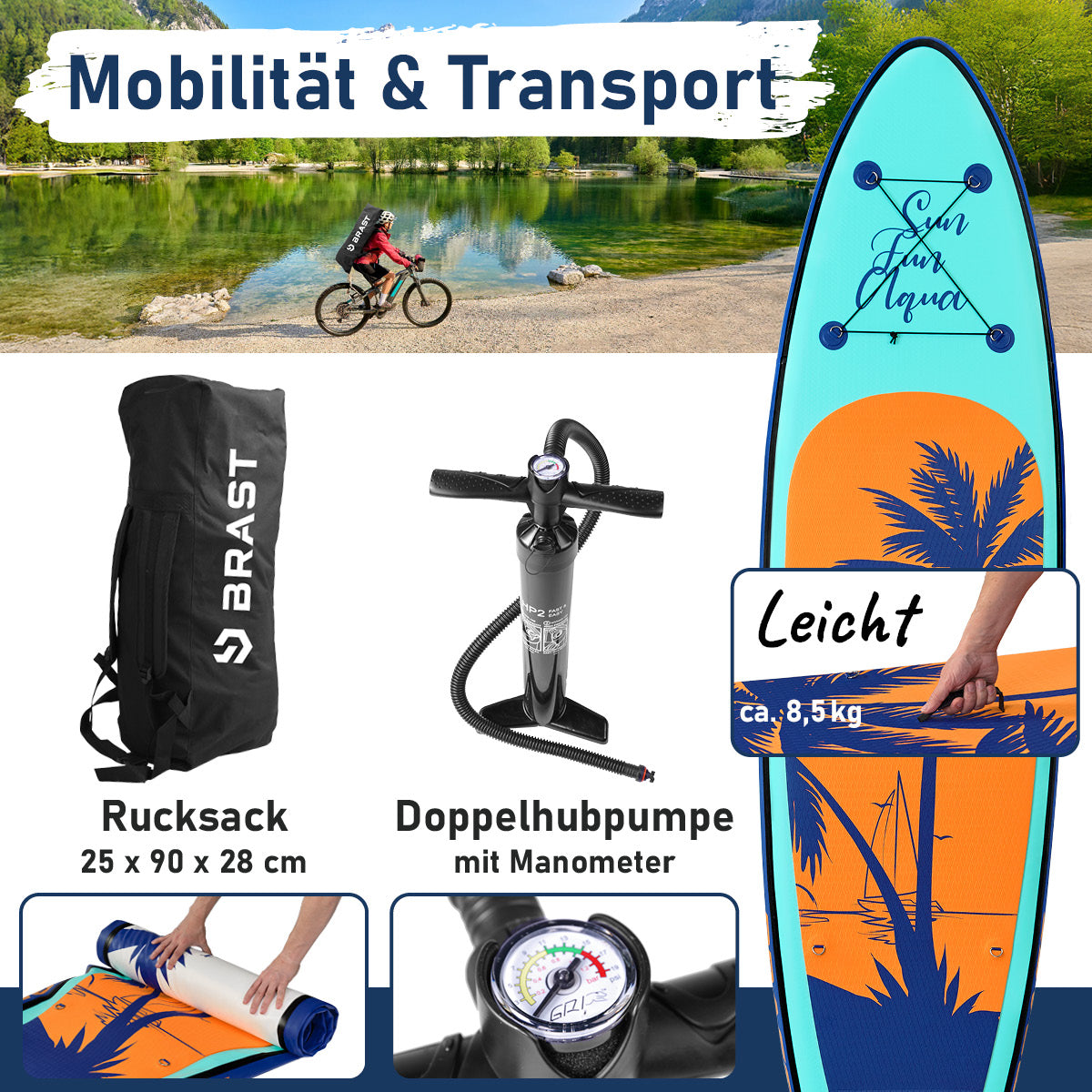 SUP Board aufblasbar TROPIC 320 Hawaii