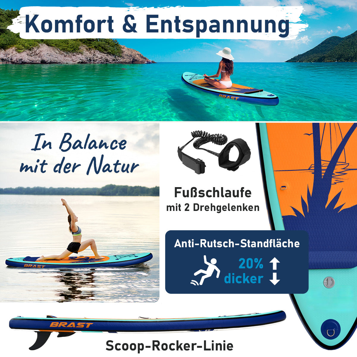 SUP Board aufblasbar TROPIC 320 Hawaii