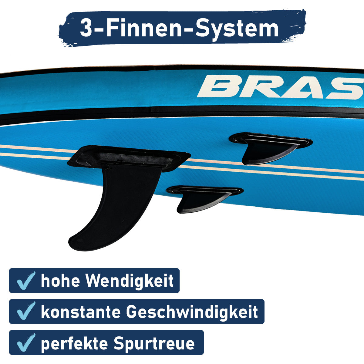 SUP Board aufblasbar TROPIC 320 petrol