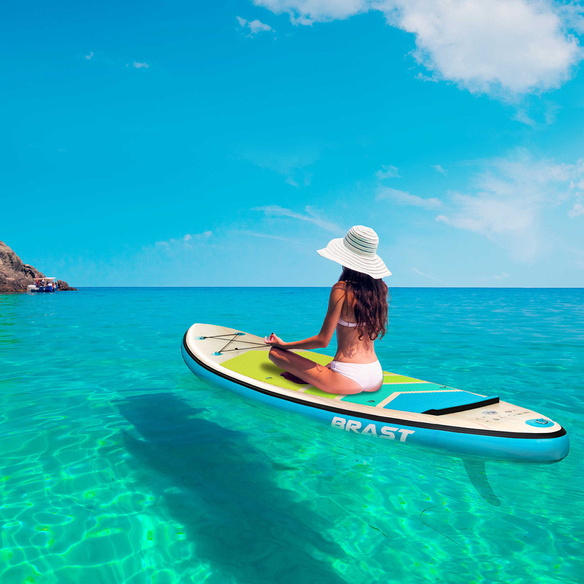 SUP Board aufblasbar TROPIC 320 petrol