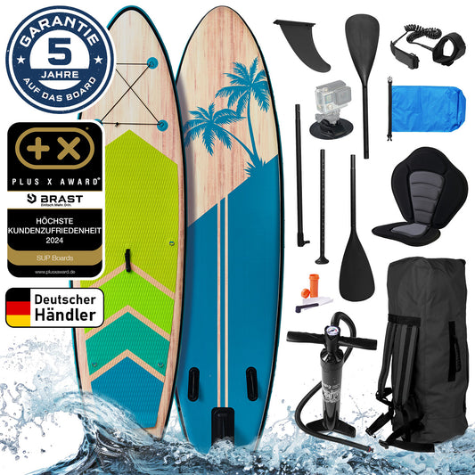 SUP Board aufblasbar TROPIC 320 petrol