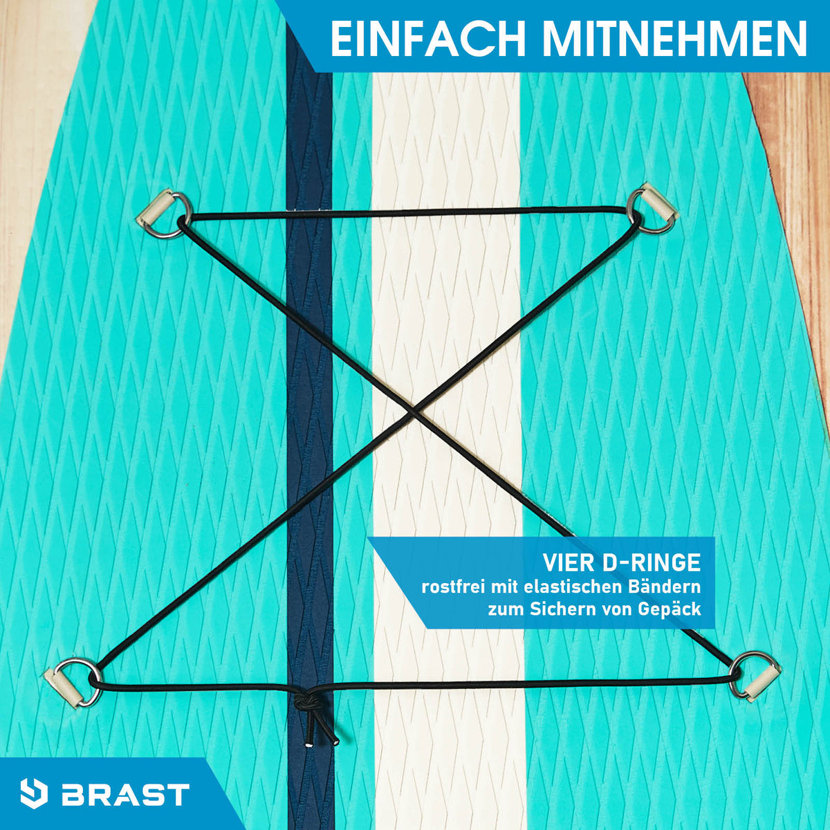 SUP Board aufblasbar FAMILY 370 Shark natural