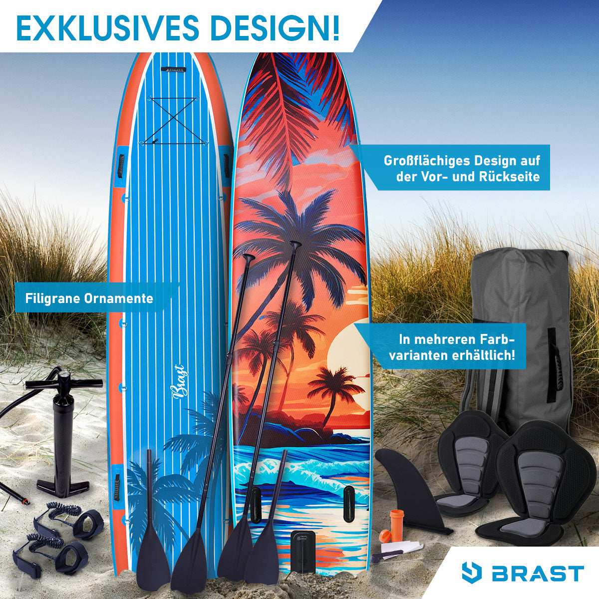 SUP Board aufblasbar FAMILY 370 Sunset