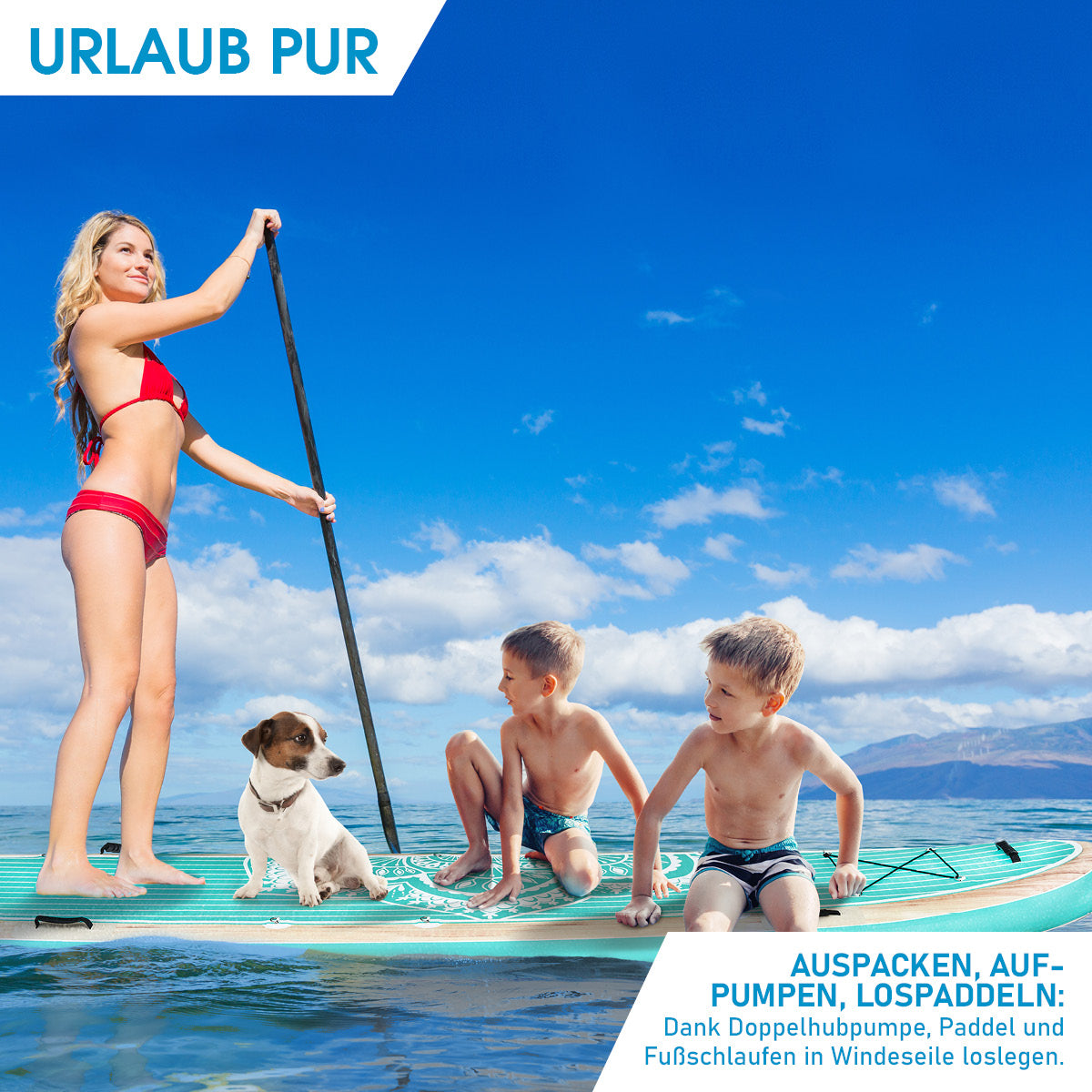 SUP Board aufblasbar FAMILY 370 Mandala