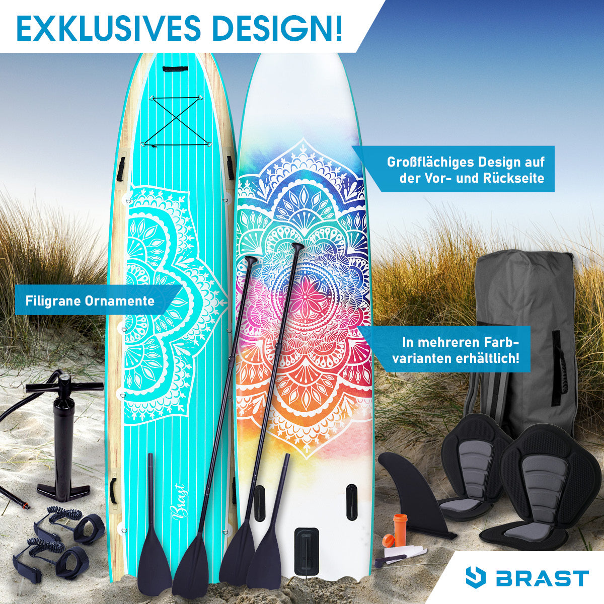 SUP Board aufblasbar FAMILY 370 Mandala