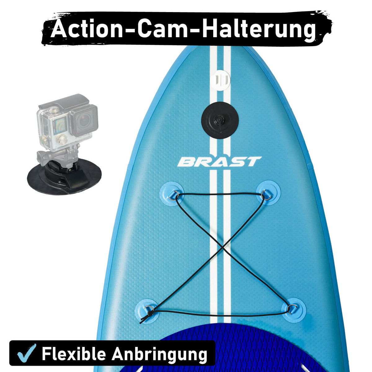 SUP Board aufblasbar LED 320 Shark blue