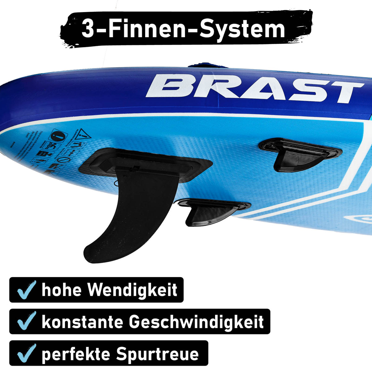 SUP Board aufblasbar LED 320 Turtle blue