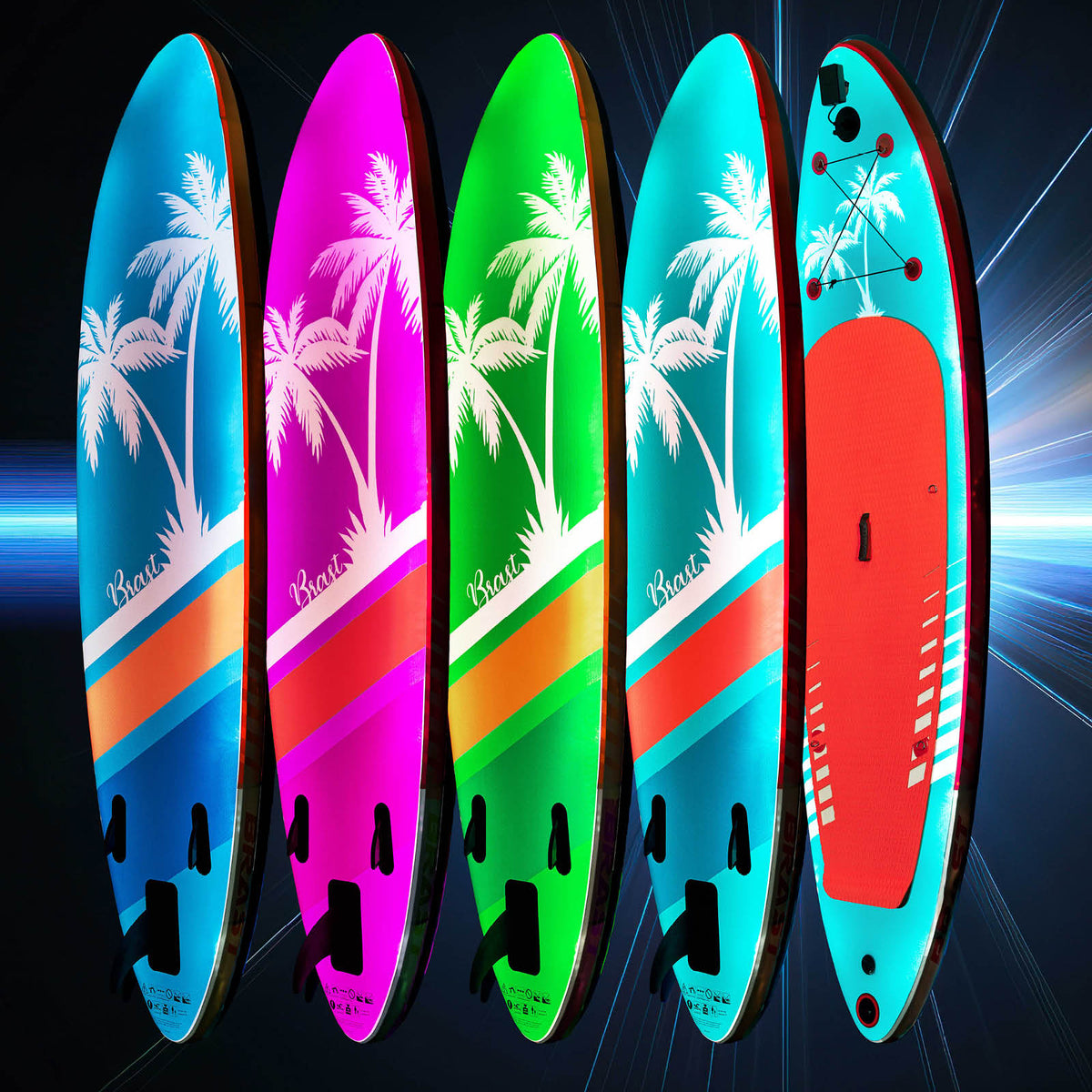 SUP Board aufblasbar LED 320 Hawaii