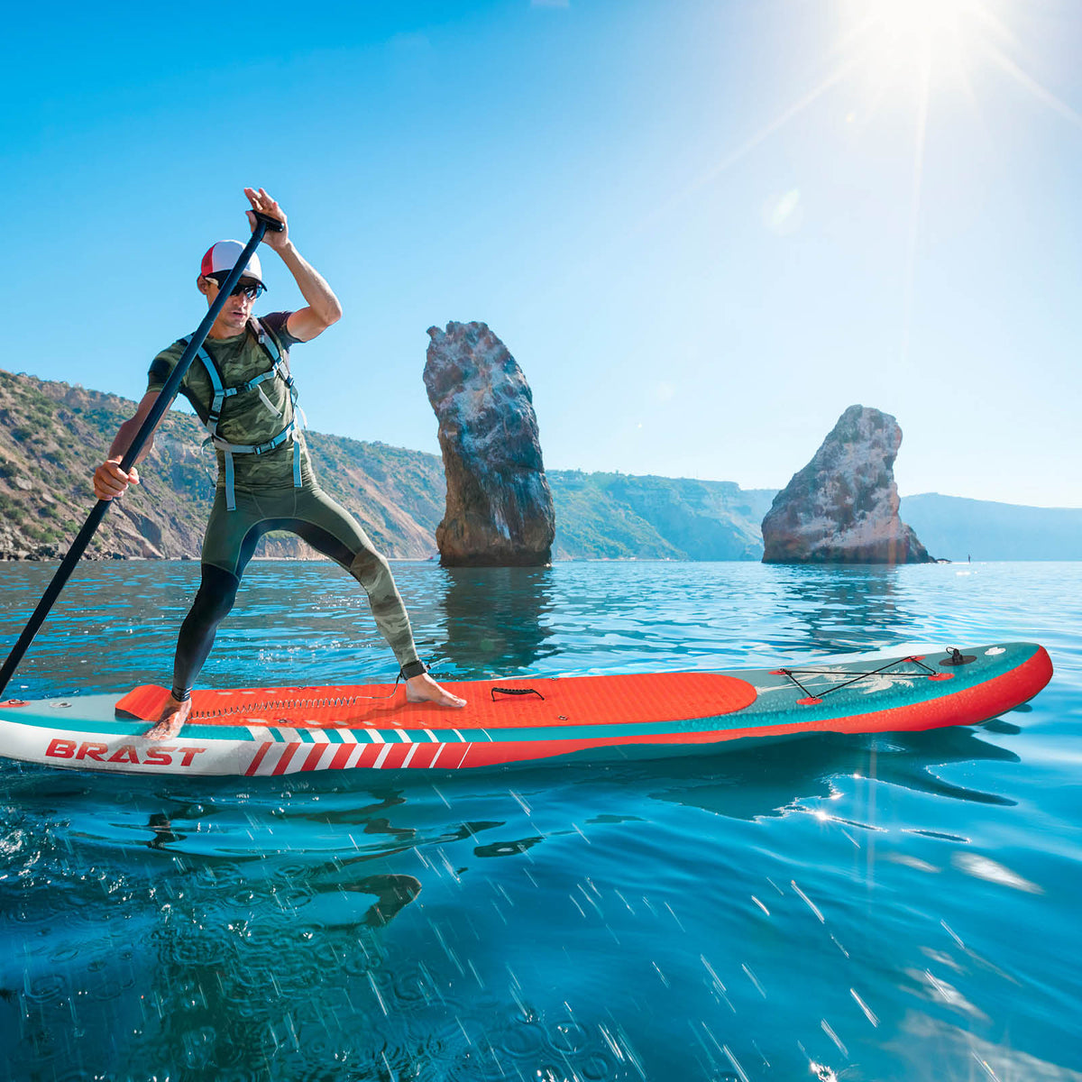 SUP Board aufblasbar LED 320 Hawaii