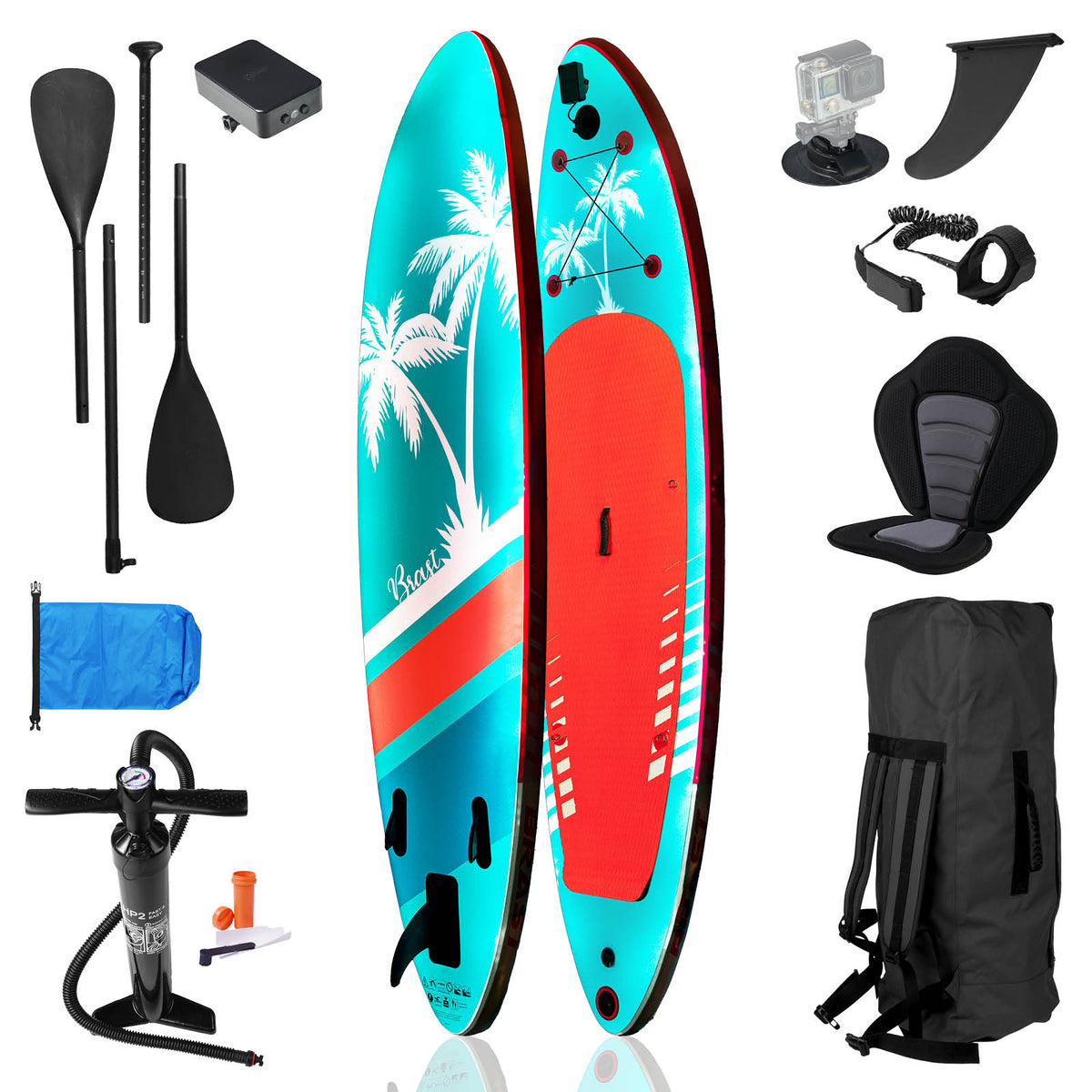 SUP Board aufblasbar LED 320 Hawaii