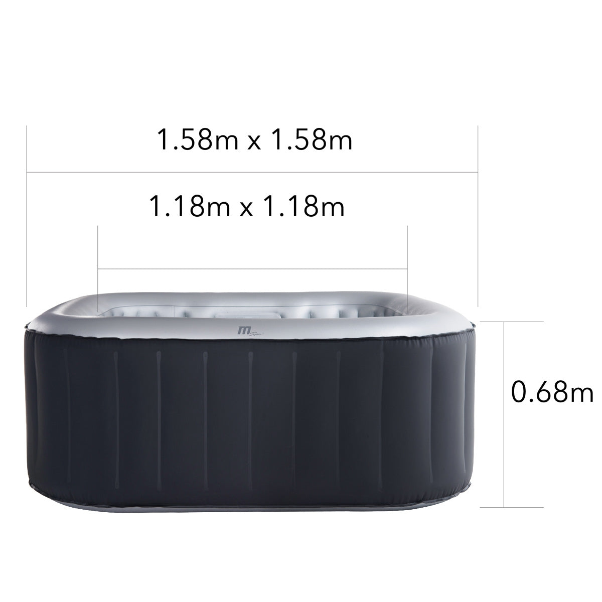Aufblasbarer Whirlpool MSpa Alpine Delight